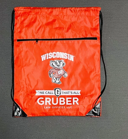 Wisconsin Badgers Tie & Zip Bag ~ SGA (12-8-21 vs. Indiana) Cover