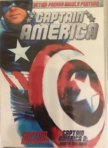 Captain America & Captain America II Death Too Soon REGION 1 NTSC DVD NEW - Picture 1 of 2