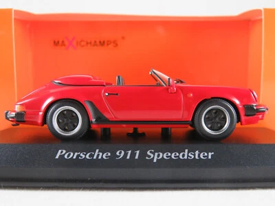 Maxichamps 940 066130 Porsche 911 Speedster (1988) in rot 1:43 NEU/OVP - Bild 1 von 4