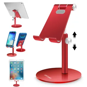 Adjustable Aluminum Tablet/Phone Stand Mount Holder fr iPad iPhone Samsung 4-13" - Picture 1 of 31