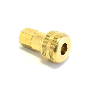 Foster FM3003 - 1/4" Female NPT x 1/4" Quick Coupler Air Hose Fittings Brass M - Picture 1 of 6