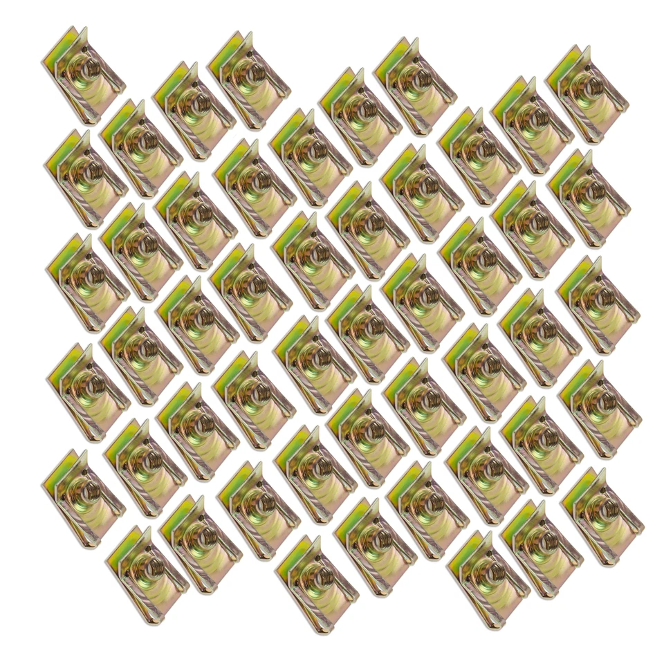 M6 x 1.0p for Machine Bolt M6 Universal GSXR CBR 50x U Nut Fairing Clip Fastener - Image 1 of 2