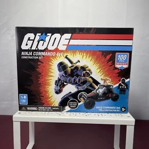 G.I JOE SNAKE EYES NINJA COMMANDO SET COSTRUZIONI 4X4 PERSONAGGIO GIOCATTOLO MILITARE - Foto 1 di 3