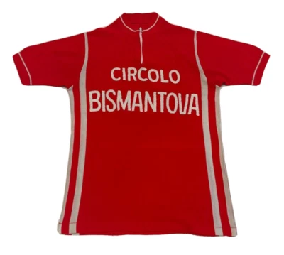 Vintage 80`s Cycling Circolo Bismantova Reggio Jersey Measurements on the photo - Изображение 1 из 4
