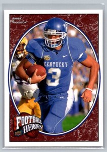 2008 Upper Deck Heroes #106 Andre Woodson Kentucky Wildcats Football Card