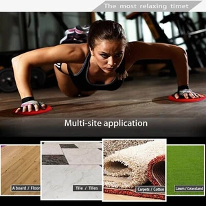 2PCS Core Exercise Sliders/Smooth Glider Dual Sided Abs gliders workout discs - Picture 1 of 9
