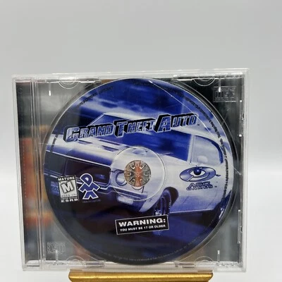 Grand Theft Auto 1997 PC Computer Game HTF No Case Front Art Cover - Image 1 of 4