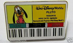 Prendedor de tarjeta de identificación del elenco de Disney WDW Plutón - Imagen 1 de 2