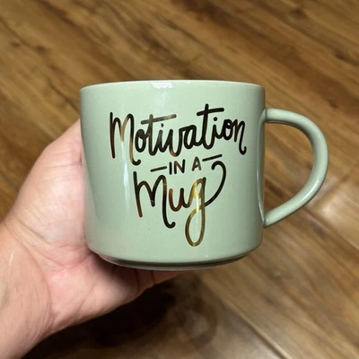 Taza de porcelana umbral "MOTIVACIÓN EN UNA TAZA" apta para microondas/lavavajillas Foto 1 de 4