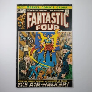 Marvel Comics Fantastic Four #120 FN 1971 Key Issue 1st Appearance Air-Walker - Picture 1 of 10