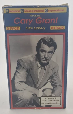 Cary Grant 3 - Pack - Charade / His Girl Friday / Penny Serenade (VHS) - Image 1 of 4