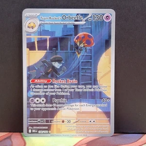 Team Rocket's Orbeetle 198/182 Destined Rivals Illustration Rare Pokemon - Bild 1 von 2