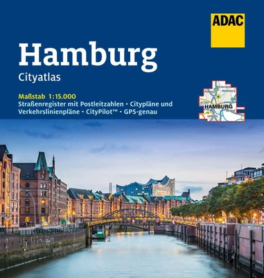 ADAC Cityatlas Hamburg 1:15.000 | Taschenbuch | ADAC CityAtlanten (1:15.000) - Bild 1 von 4