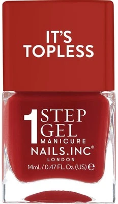 Nails Inc. It’s Topless Kendall 4 en 1 Tratamiento Base Color y Capa Superior 0.47 OZ Foto 1 de 4