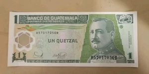 2006 Guatemala 1 Quetzal Note - Picture 1 of 2