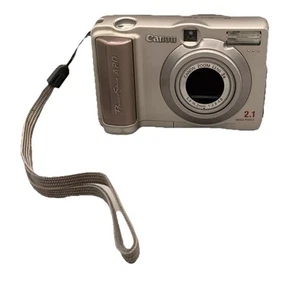 Canon PowerShot A20 2.1MP Digital Camera and ICON Case / Bag FOR PARTS ONLY - Picture 1 of 12