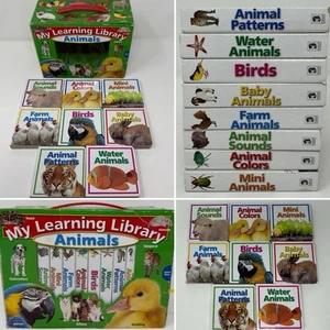 ANIMAL BOARD BOOKS Educational MY LEARNING LIBRARY Homeschool BEGINING Zoology - Imagen 1 de 22