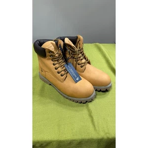 NWT U.S. Polo Assn. Work Boots Tan Men's Size 13 Leather - Picture 1 of 6