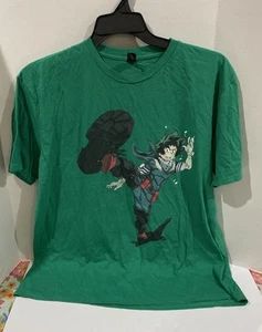 My Hero Academia Izuku Midoriya T-Shirt Erwachsene Gr. XL grün Deku Hot Topic - Bild 1 von 7