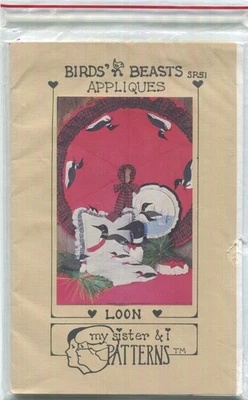 My Sister & I Patterns ~ Birds & Beasts SR51 "Loon" 1985 - Image 1 of 2