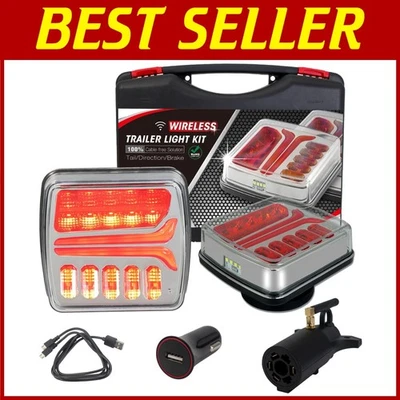 Waterproof Magnetic Tail Lights - Wireless Rechargeable Kit - Image 1 of 4