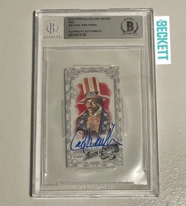 Carl Weathers Autogramm Topps Allen & Ginter Black Mini Apollo Creed BGS (B - Bild 1 von 2