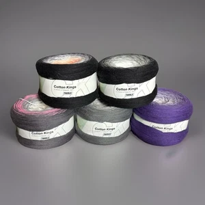 COTTON KINGS Twirls Yarn Lot of 5, 200g/800M Various Colorways Hobbii - Picture 1 of 10