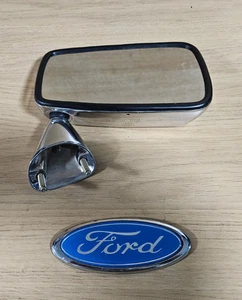 FORD ESCORT MK2 CAPRI MK2 DRIVERS CHROME WING MIRROR GENUINE NEW 74EB 17K689 FC - Picture 1 of 6