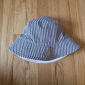 Sombrero de cubo para mujer JENNI talla única azul blanco a rayas  - Imagen 1 de 5