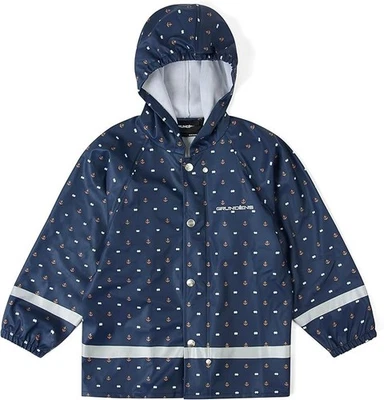 Grundens детский Zenith 293 куртка - Anchor краб печати - 6Y - новый! - Изображение 1 из 4