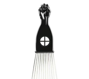 Afro Pick Hair Comb, Retro Style Power!!! Style #4 - Picture 1 of 6