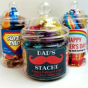 Personalisierte Vatertag Pralinen Süßigkeiten Dose Geschenke Papa Papa Väter - Bild 1 von 15
