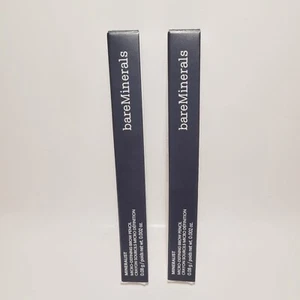 2x bareMinerals Mineralist Micro-Defining Brow Pencil (Rich Black) - Picture 1 of 6