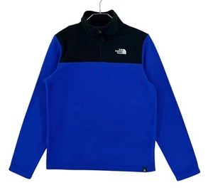 THE NORTH FACE Kid's Boy's 1/4 Zip Neck Polartec Jumper Fleece Size XL - Picture 1 of 9