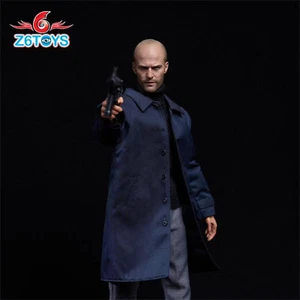 Figuras esculpidas cabeza masculina Jason Statham modelo soldado militar Z6TOYS de 12 pulgadas - Imagen 1 de 4