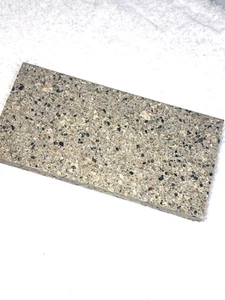 Quartz Stone Cutting Board cheese food platter brown black rocky 10x5 - Picture 1 of 6