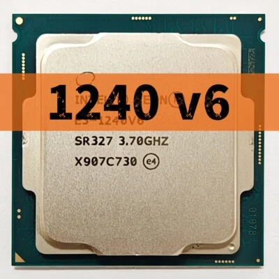 Intel Xeon E3-1240 v6 SR327 4 Cores 3.7GHz 8MB LGA1151 CPU Processor - Image 1 of 3