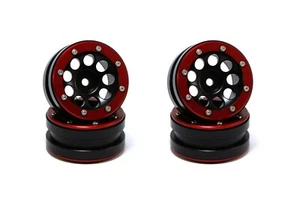 Beadlock Wheels PT- Ecohole Black/Red 1.9 (4 pcs) - Picture 1 of 4