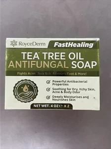 Roycederm Antifungal Antibacterial Tea Tree Soap 4 oz Exp 8/27 - Picture 1 of 5