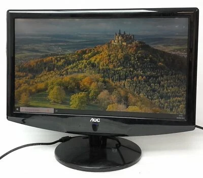 Aoc Monitor 18.5" 931swl Tft185w80ps2  VGA - Image 1 of 4
