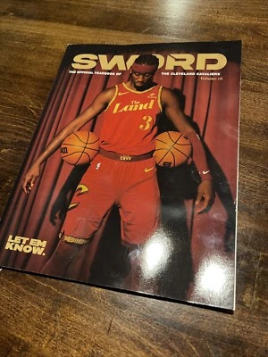 Cleveland Cavaliers 2024 The Sword Yearbook Vol 16 Cavs Basketball Arena Program - Image 1 of 4