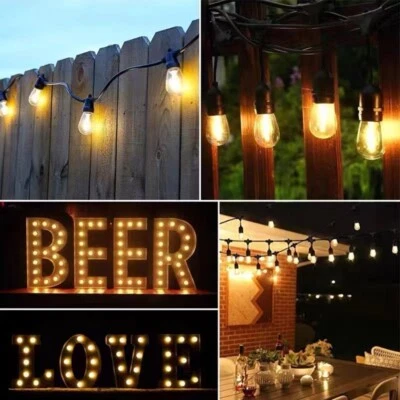 10/50/100PCS 2W AC220V Water Proof Replacement LED Light Bulbs E26 2700K Plastic - Image 1 of 4