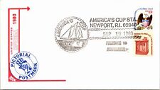 US SPECIAL PICTORIAL POSTMARK COVER AMERICA'S CUP RACE 2 NEWPORT RI 1980 (4)
