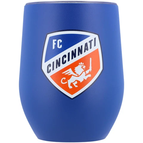 FC Cincinnati 12oz. Matte Stainless Steel Stemless Tumbler Cover