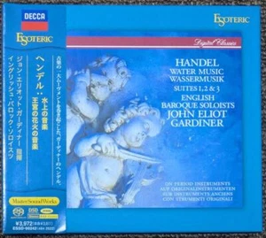 ESOTERIC ESSD-90242 John Eliot Gardiner Handel Water Music SACD Hybrid - Picture 1 of 5