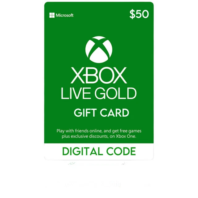 Microsoft - Xbox $50 Gift Card