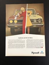 1967 PLYMOUTH BELVEDERE GTX ORIGINAL VINTAGE PRINT AD ADVERTISEMENT PRINTED