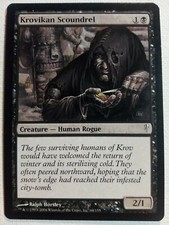 MTG Krovikan Scoundrel Coldsnap Regular Common