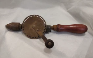Vintage Hand Crank Egg Beater Style Drill - Picture 1 of 10