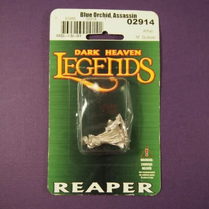 Reaper Dark Heaven Legends Blue Orchid, Assasin Lead Miniature 02914 ~ New - Picture 1 of 3
